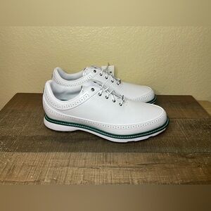Adidas MC80 Spikeless Golf Shoes “White Green”
- Size 10.5 Men.